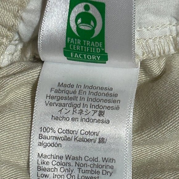 NWT J.CREW Cropped Twill Paper-Bag Pants with Belt Ivory Size 10 - Picture 14 of 16